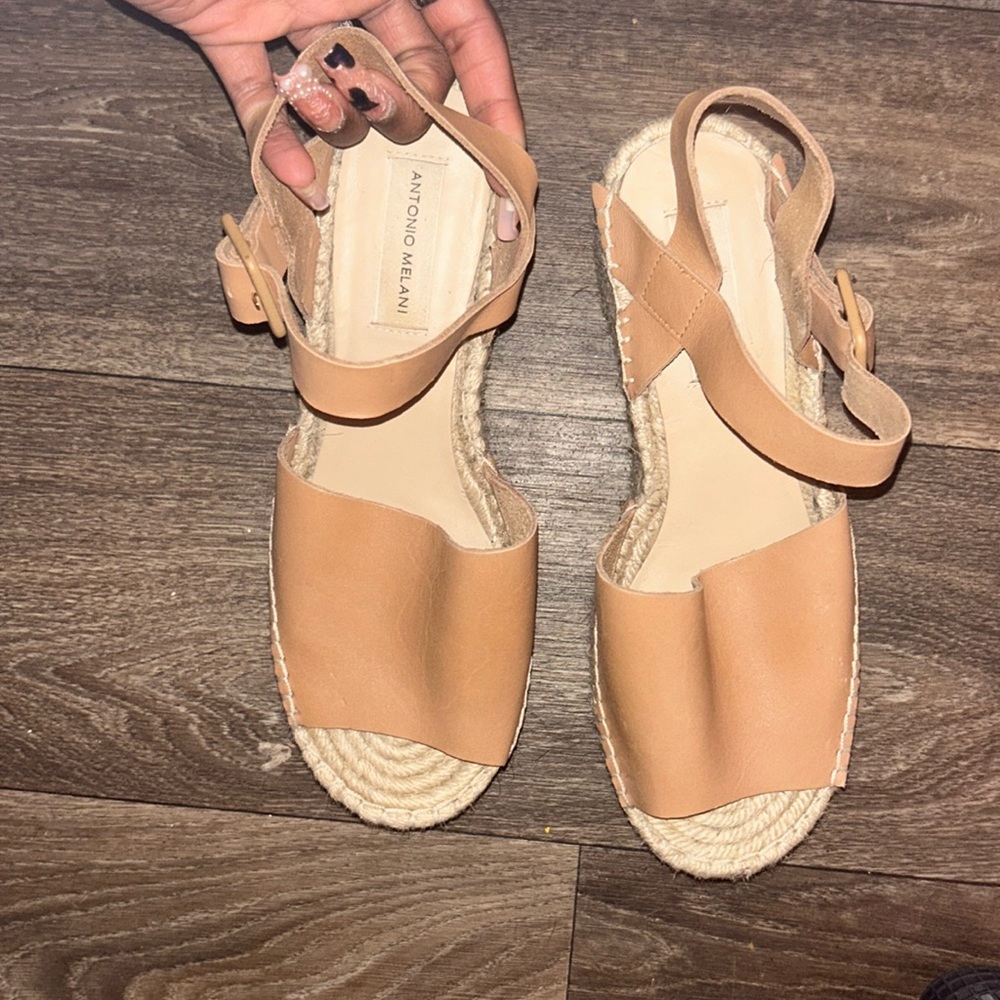 Tan Platform Sandals
